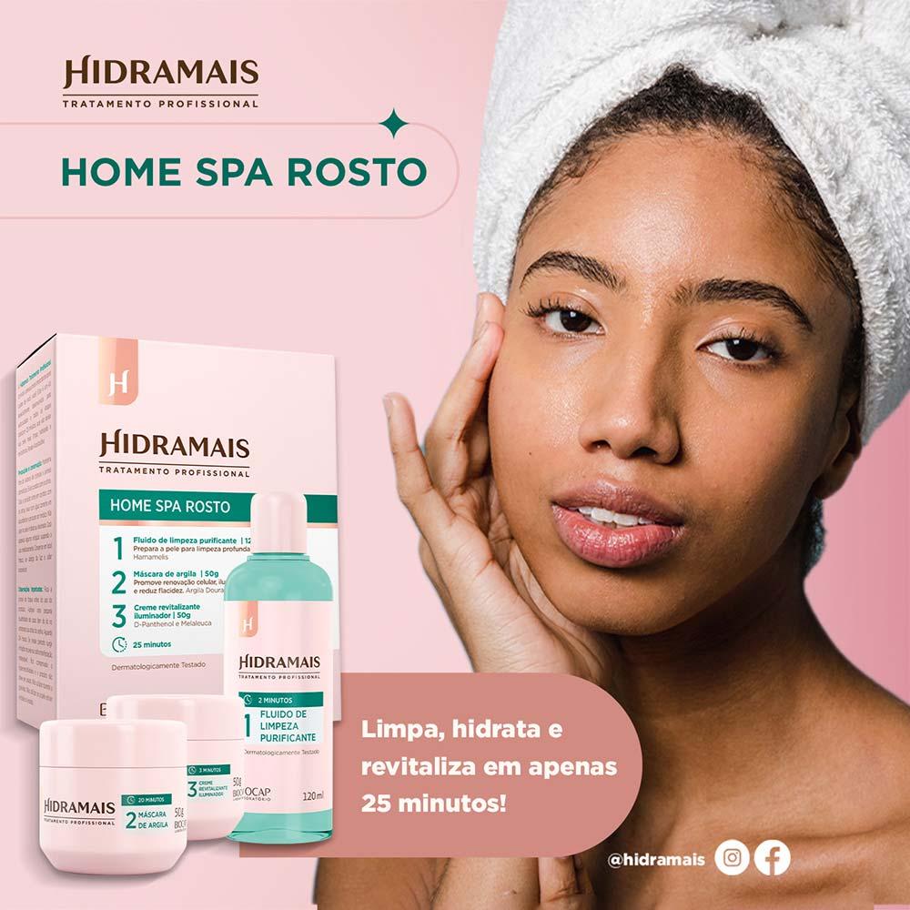 Hidramais Home SPA Facial Kit - Tônico + Máscara + Hidratante - 3