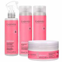 Cadiveu Glamour Kit – Shampoo + Condicionador + Máscara + Fluído - 1
