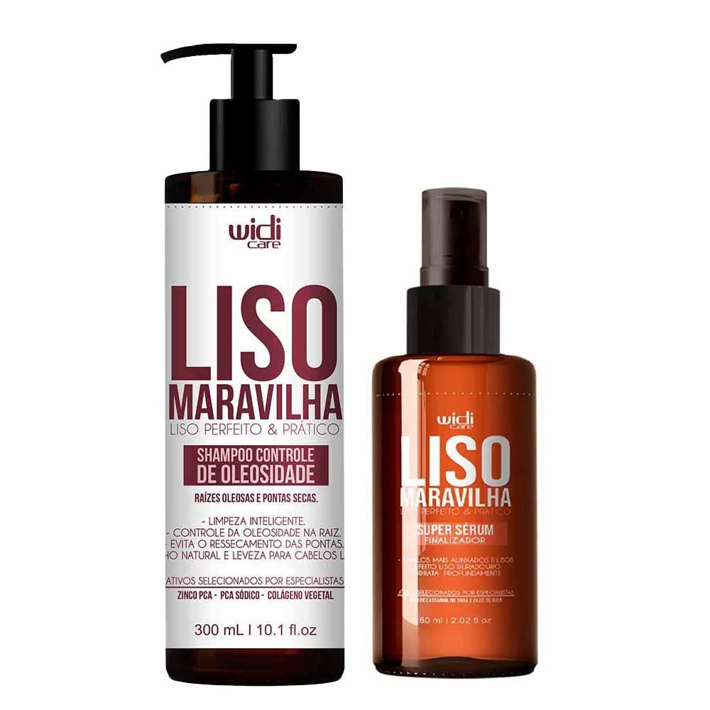 Widi Care Liso Maravilha Kit - Controle de Oleosidade Shampoo + Sérum - 1