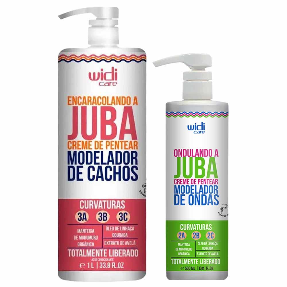 Widi Care Kit – Creme de Pentear Encaracolando + Creme de Pentear Ondulando a Juba - 1