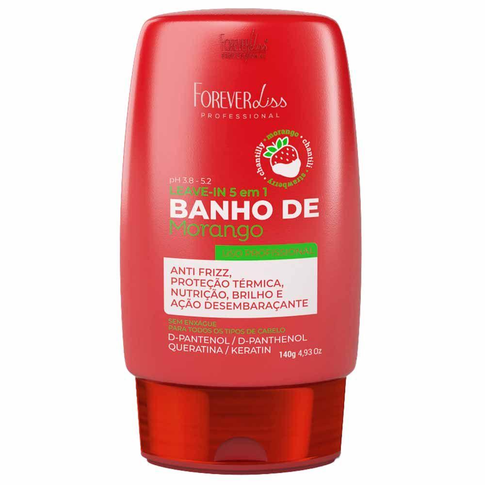 Forever Liss Banho de Verniz Morango - Leave-in 5 em 1 - 1