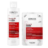 Vichy Dercos Energy+ Kit – Shampoo 200ml + Refil 200ml - 1