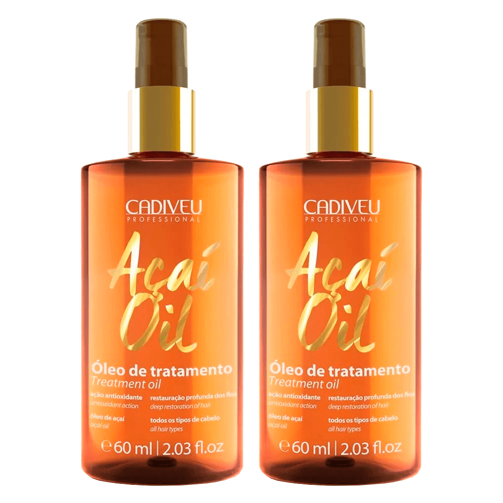 Cadiveu Açaí Oil Kit – Óleo de tratamento Com 2 Unidades - 1