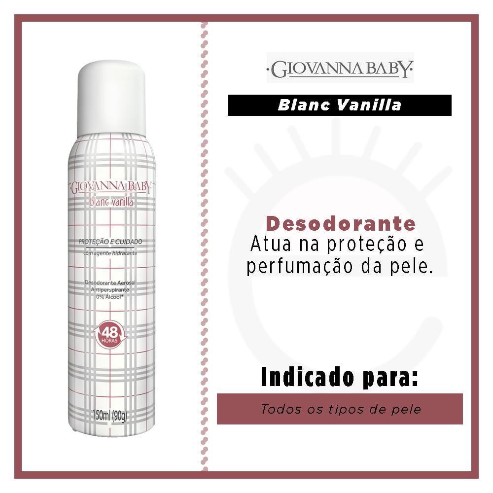 Desodorante Aerosol Feminino - Blanc Vanilla - 2