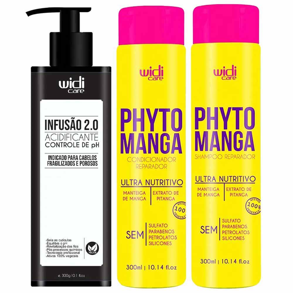 Widi Care Phytomanga Kit - Shampoo + Condicionador + Acidificante - 1