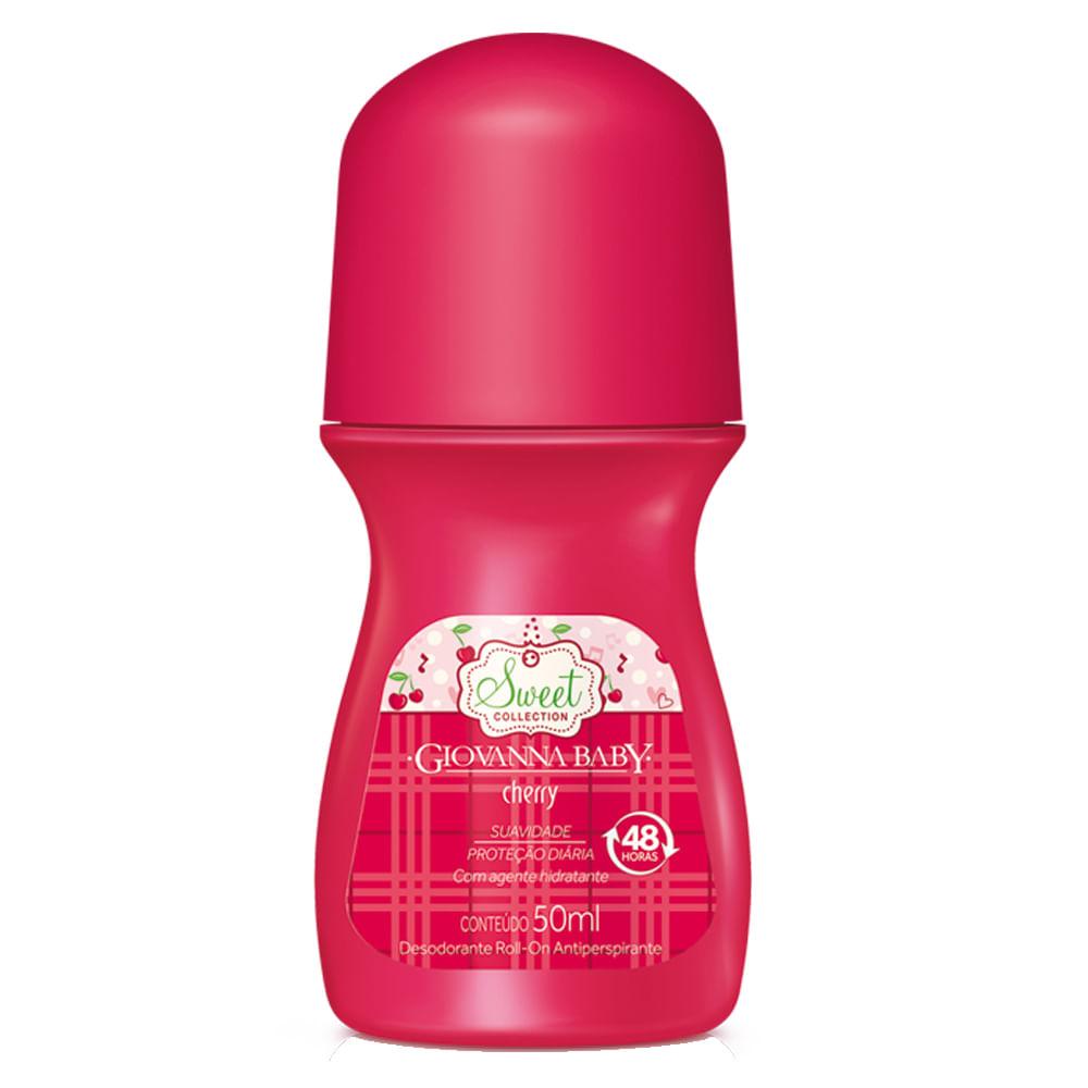 Desodorante Roll-On Giovanny Baby Feminino  - Cherry - 1