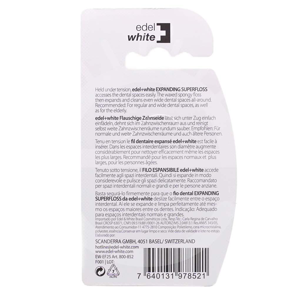Fio Dental Edel White - Expanding Superfloss - 4