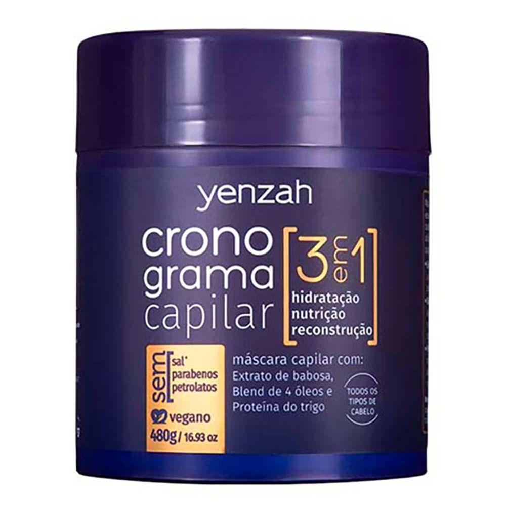 Yenzah Cronograma Capilar 3 Em 1 - Máscara de Tratamento - 1