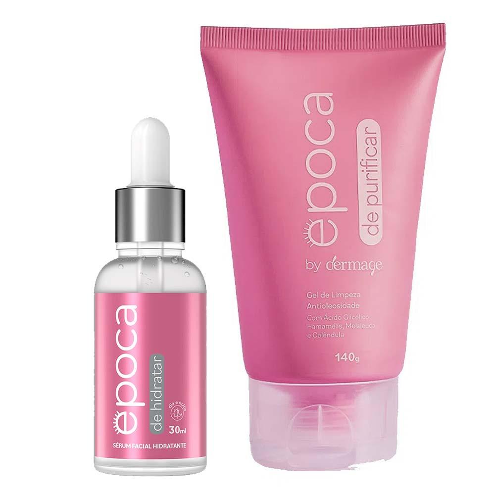 Época by Dermage Kit – Época de Purificar 140g + Época de Hidratar 30ml - 1