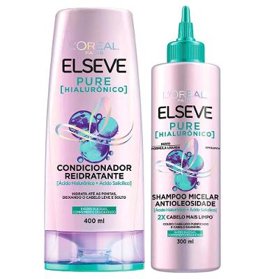 Elseve Pure Hialurônico Kit - Shampoo Micelar + Condicionador