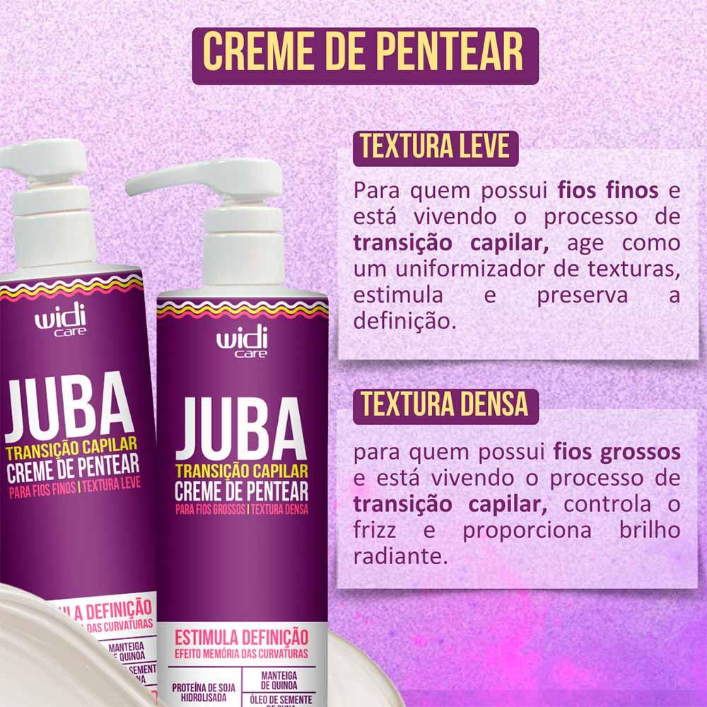 Widi Care Juba Transição Textura Densa Creme de Pentear Condicionante - 3