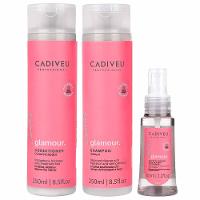 Cadiveu Glamour Kit – Shampoo + Condicionador + Sérum de Cristais - 1