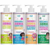 Widi Care Jubinha Kit – Shampoo + Condicionador + Creme de Pentear + Gelatina - 1