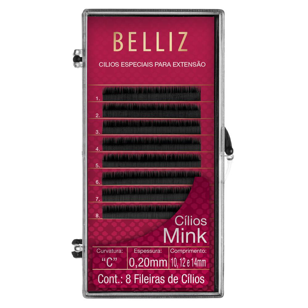 Cílios para Alongamento Belliz - Mink C 020 Mix - 1