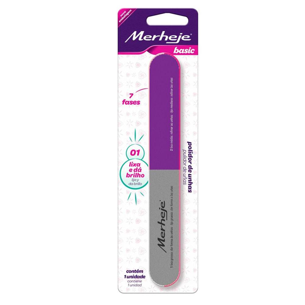 Polidor para Unhas Merheje - 7 Fases Basic Oblongo - 1