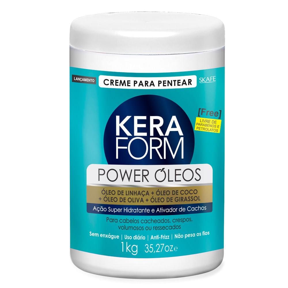 Skafe Keraform Power Óleos - Creme para Pentear - 1