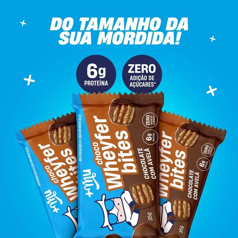 Chocowheyfer Bites +Mu – Chocolate com Avelã - 5