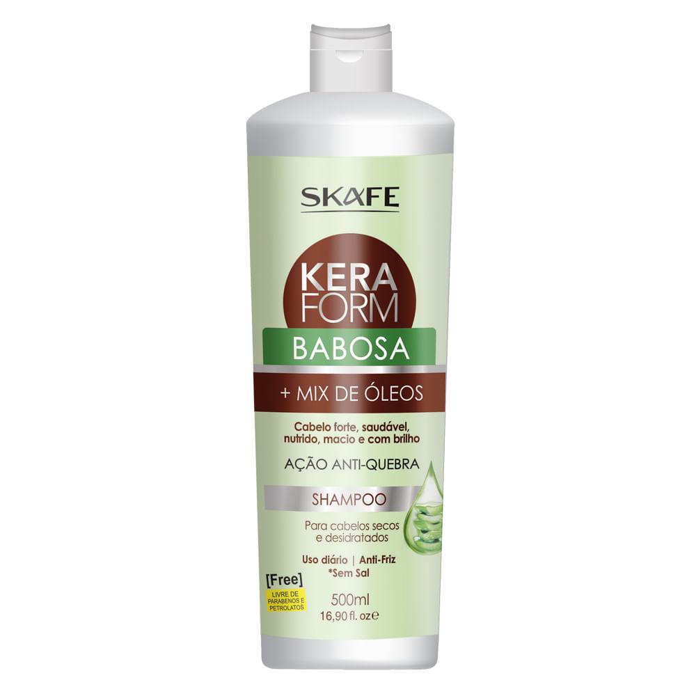 Shampoo Keraform Babosa e Mix de Óleos Skafe - 1