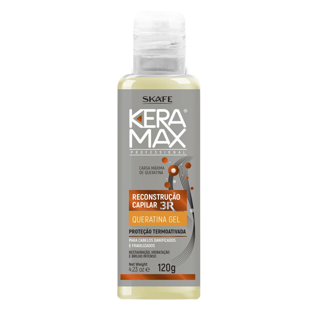 Queratina Gel Skafe -  Keramax Reconstrução Capilar 3R - 1