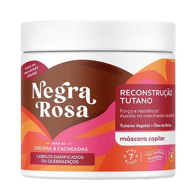 Negra Rosa Máscara de Reconstrução