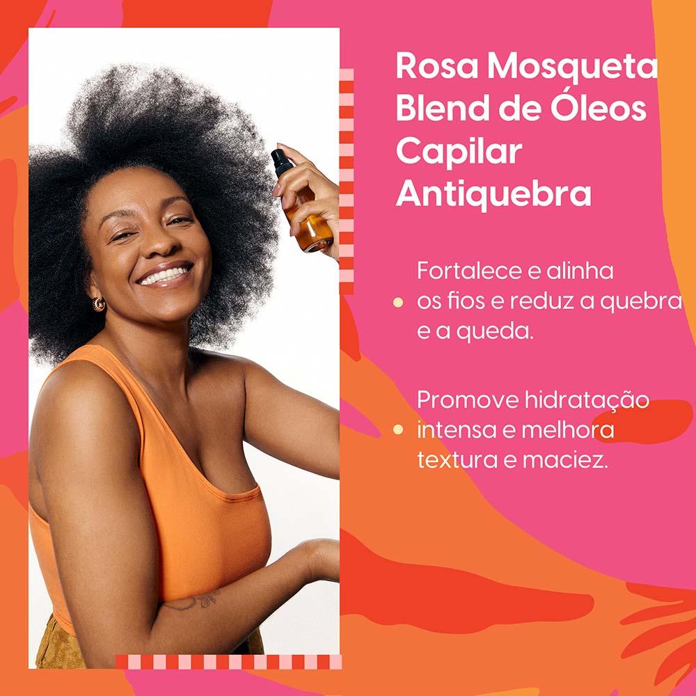 Blend de Óleos Capilar Negra Rosa - Rosa Mosqueta Antiquebra - 3