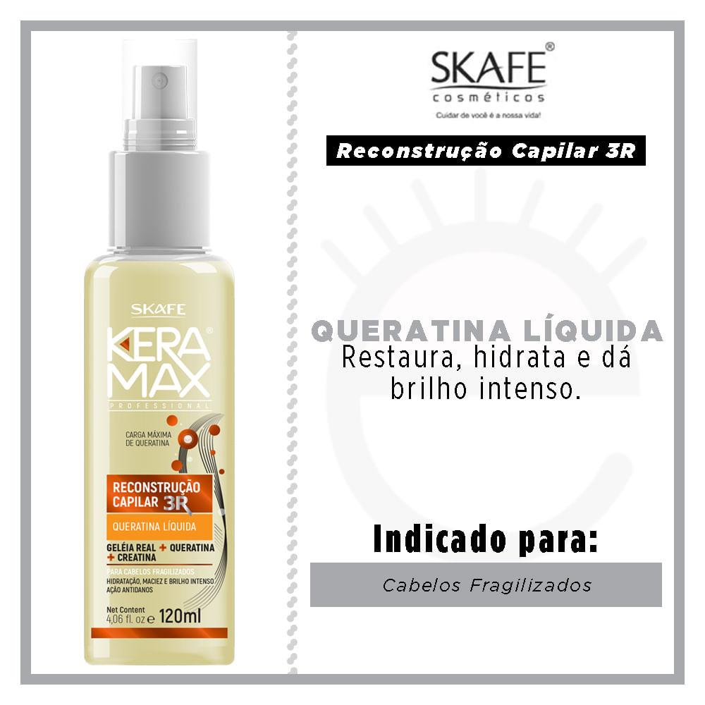 Queratina Líquida Skafe -  Keramax Reconstrução Capilar 3R - 2