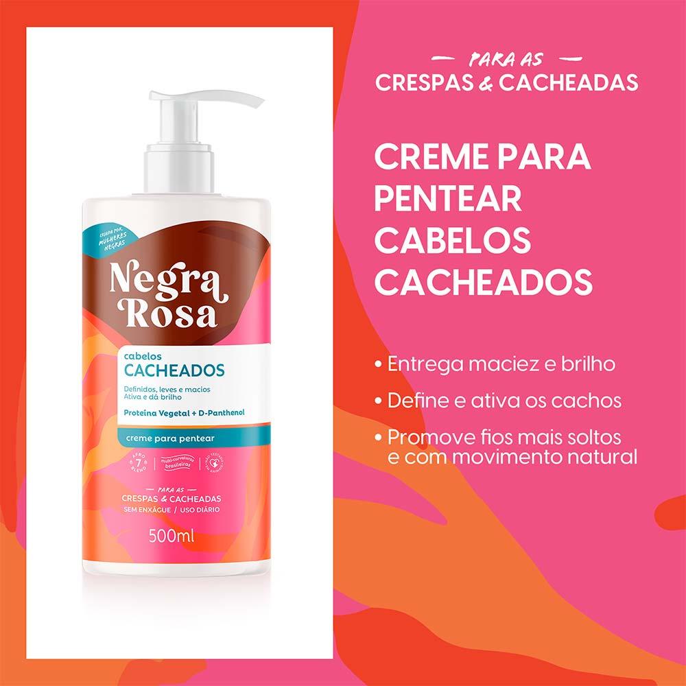 Negra Rosa Cachos Creme de Pentear - 2