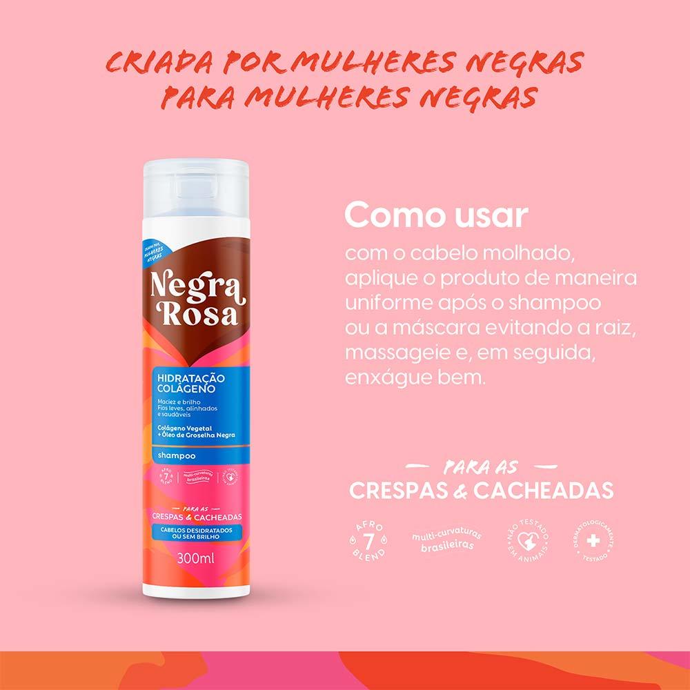 Negra Rosa Hidratação Shampoo - 5