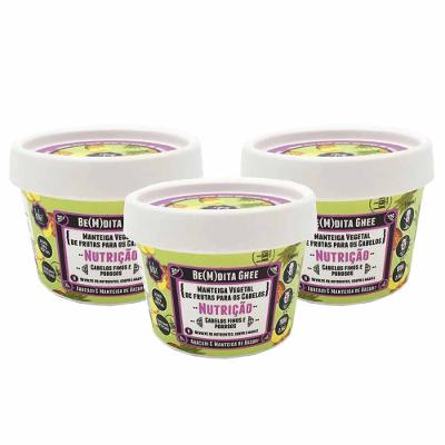 Lola Cosmetics Be(m)dita Ghee Abacaxi e Manteiga de Bacuri Kit – Máscara de Nutrição Com 3 Unidades