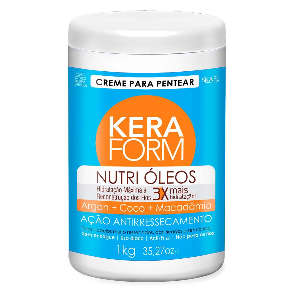 Skafe Keraform Nutri Óleos - Creme para Pentear - 1