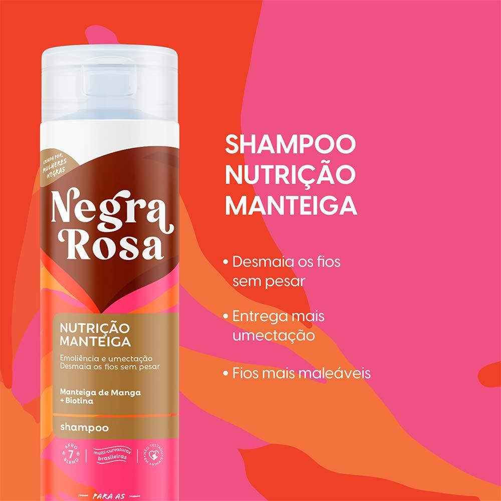 Negra Rosa Nutrição Shampoo - 3
