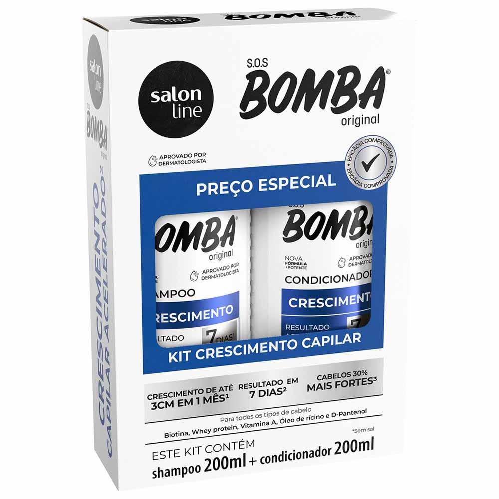 Salon Line S.O.S Bomba Kit - Shampoo + Condicionador - 1