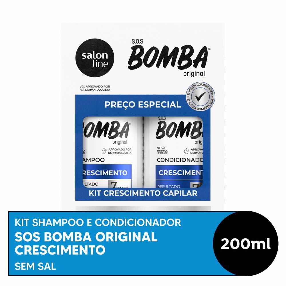 Salon Line S.O.S Bomba Kit - Shampoo + Condicionador - 2