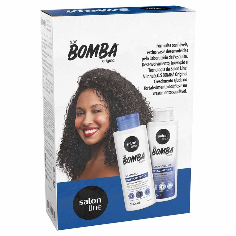 Salon Line S.O.S Bomba Kit - Shampoo + Condicionador - 3