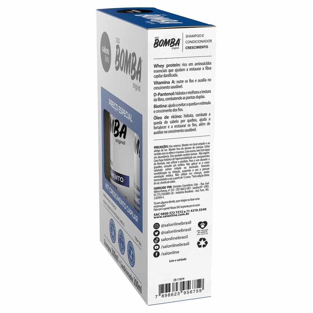 Salon Line S.O.S Bomba Kit - Shampoo + Condicionador - 4