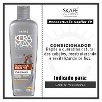 Condicionador Keramax Reconstrução Capilar 3R Skafe - 2