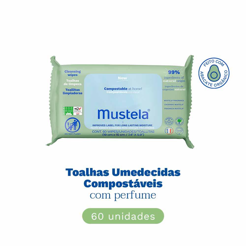 Toalhas Umedecidas Mustela Compostáveis Com Perfume - 2