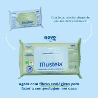 Toalhas Umedecidas Mustela Compostáveis Com Perfume - 3