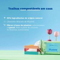 Toalhas Umedecidas Mustela Compostáveis Com Perfume - 5