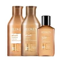 Hidratante Redken All Soft Kit – Shampoo + Condicionador + Óleo - 1