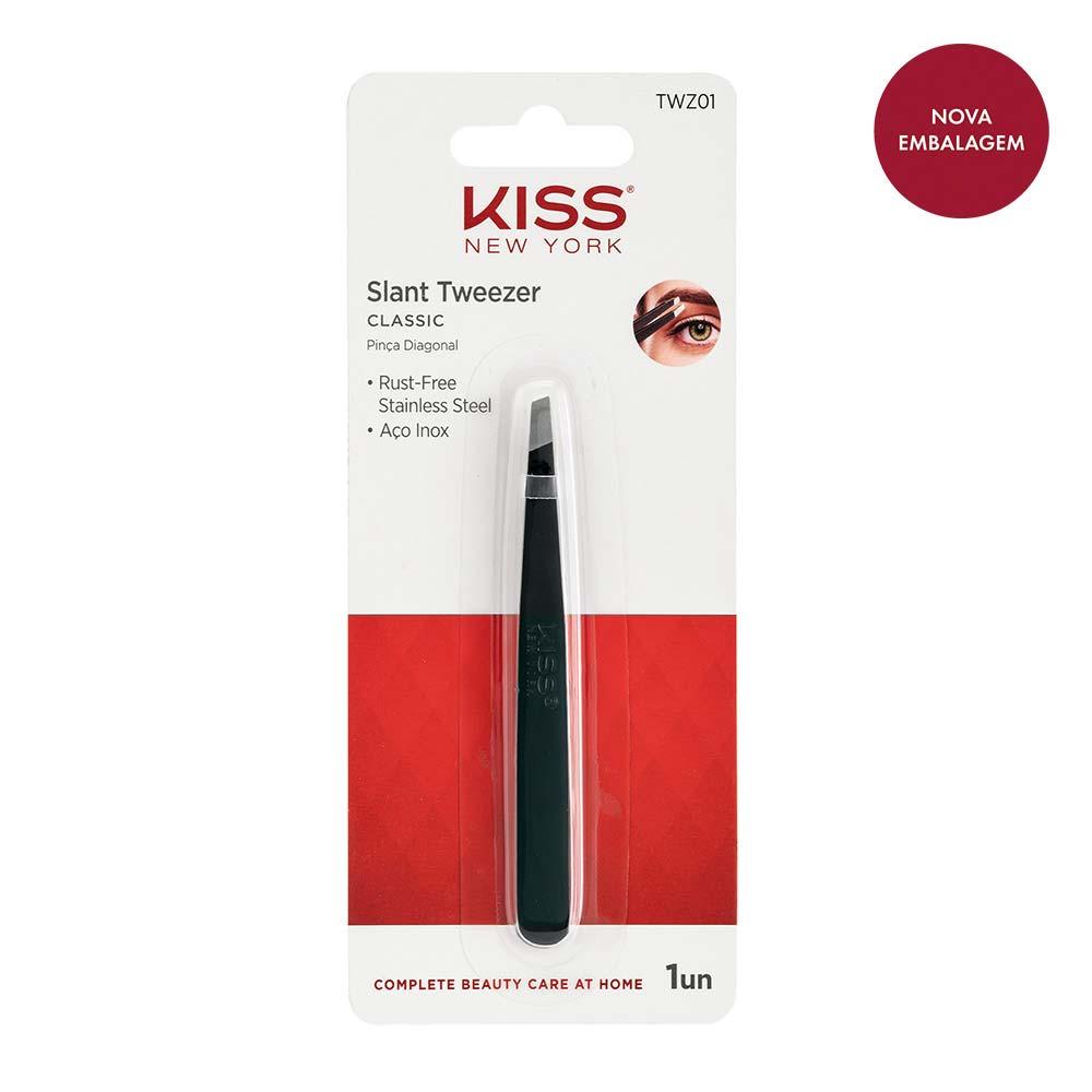 Pinça Ponta Diagonal Kiss NY - Slant Tweezer - 1