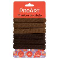 Elásticos de Cabelo Sem Metal Proart Marrom - 2