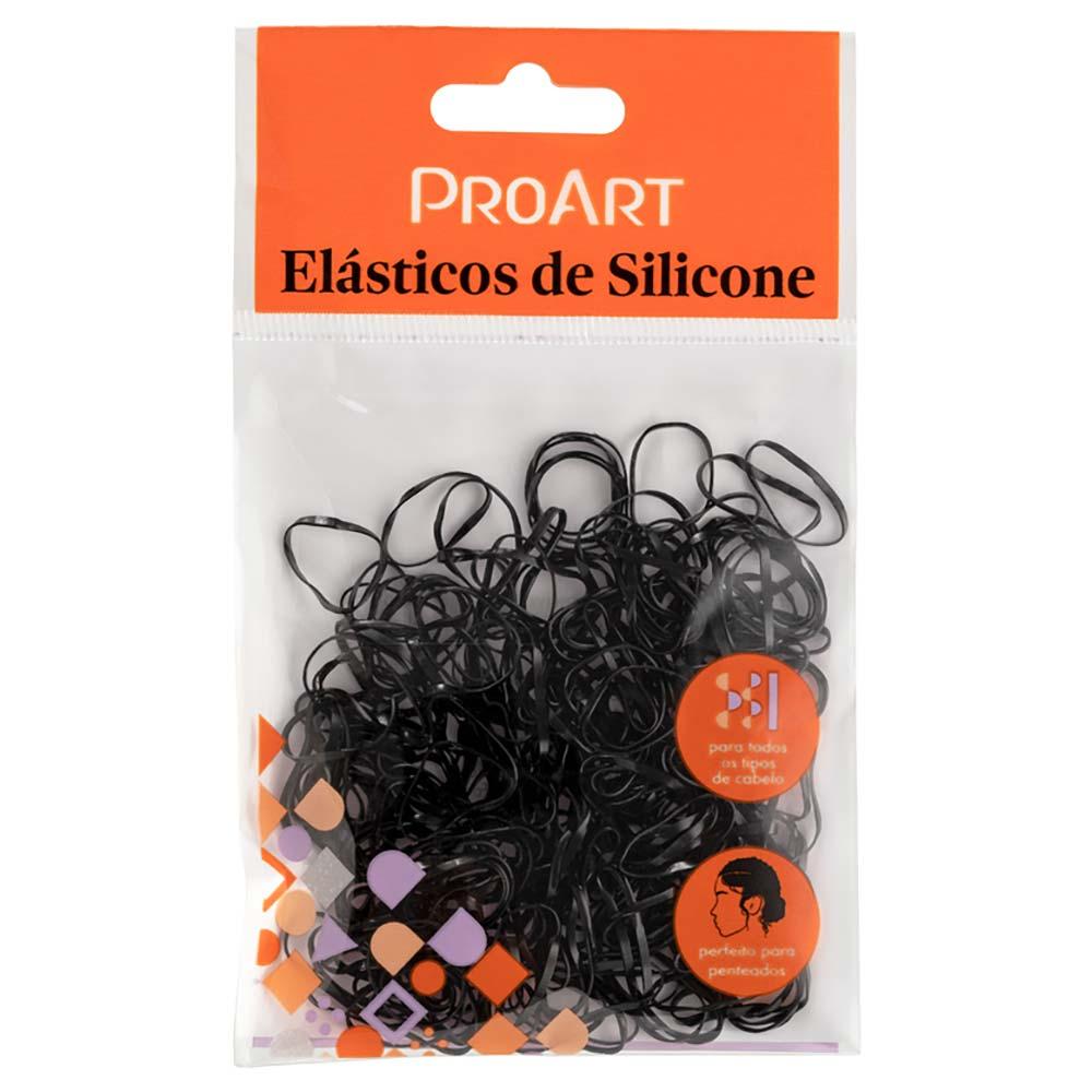Elasticos de Silicone Proart P Preto - 1