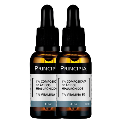 Principia Skin Ácido Hialuronico e Vitamina B5 Kit – Sérum com 2 Unidades
