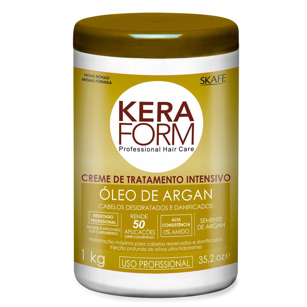 Skafe Keraform Óleo de Argan Skafe - Creme de Tratamento Intensivo - Creme de Tratamento Intensivo - 1