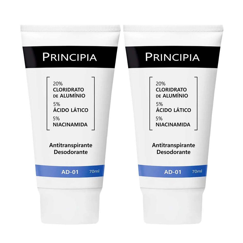Principia - AD-01 Kit – Desodorante Anti-transpirante com 2 Unidades - 1
