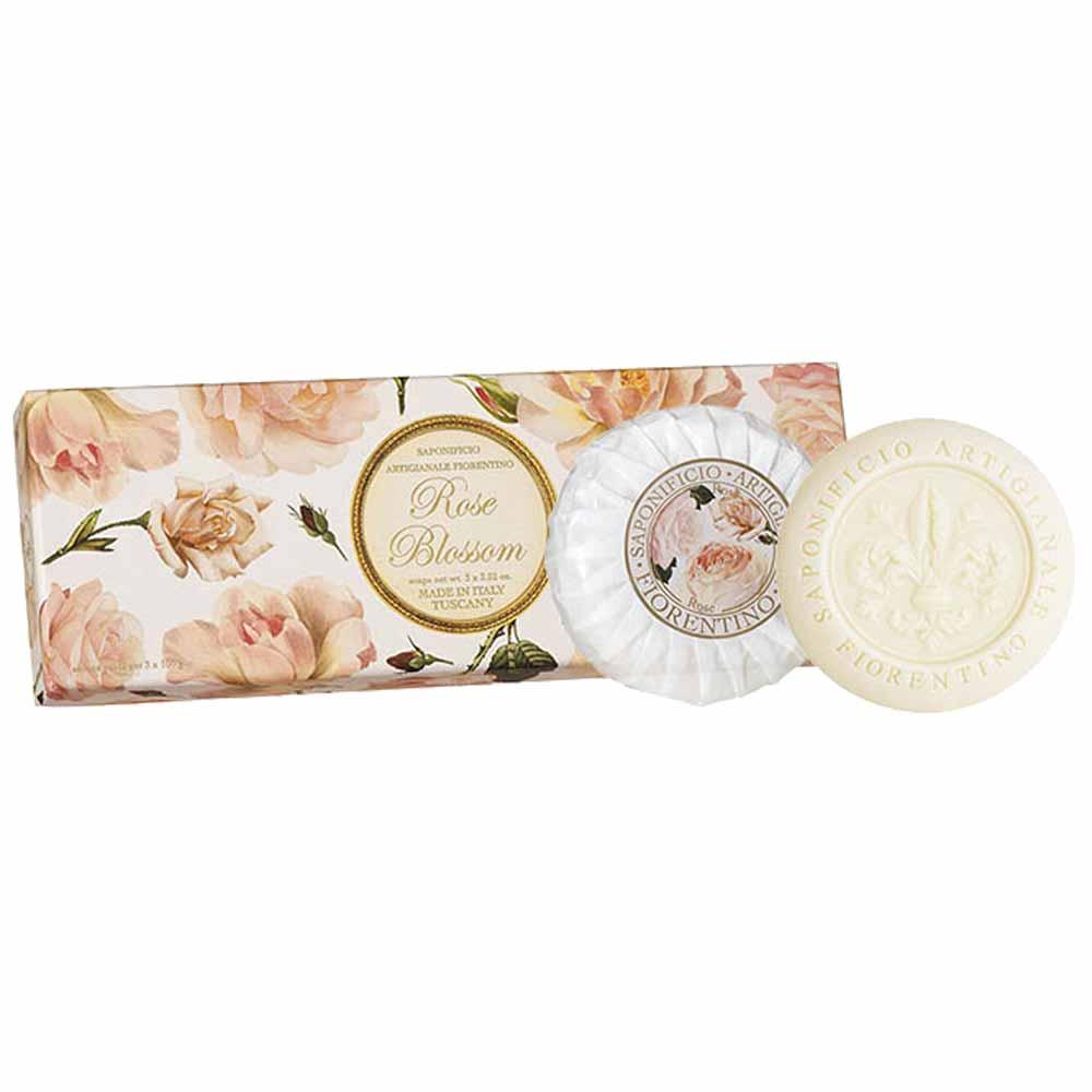 Kit Sabonete Solido Fiorentino Rosas 3x100g - 1