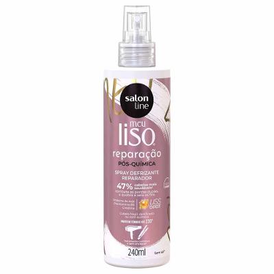 Spray Defrizante Salon Line Meu Liso Reparação Pós-Química Protetor Térmico