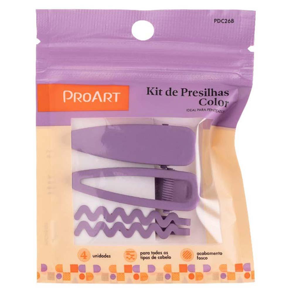 ProArt Kit Presilhas 4 peças Roxo - 3