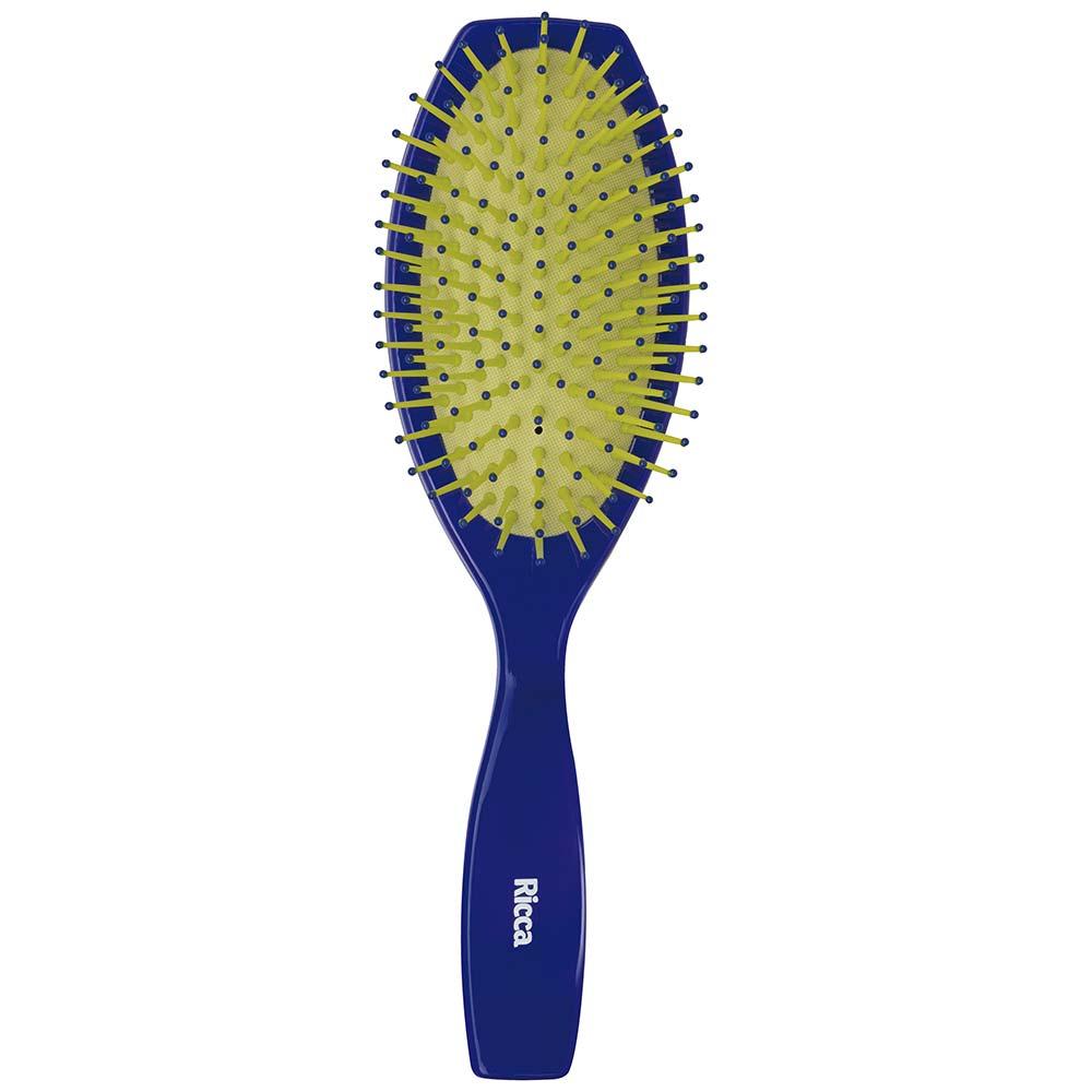Escova de Cabelo Ricca Oval Blue - 1